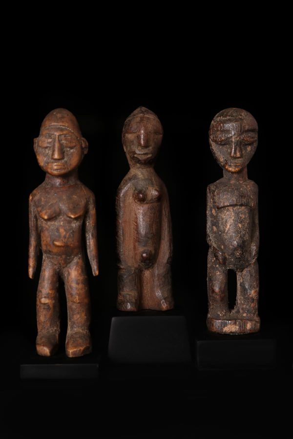 Afrikanische Kunst 3 Lobi Figuren