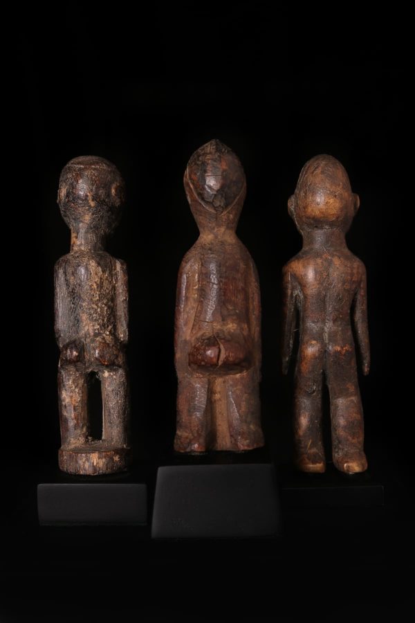 Afrikanische Kunst 3 Lobi Figuren